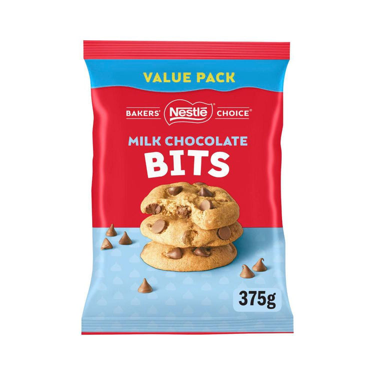 Nestle Bakers' Choice Baking Milk Chocolate Bits Value Pack - 375g
