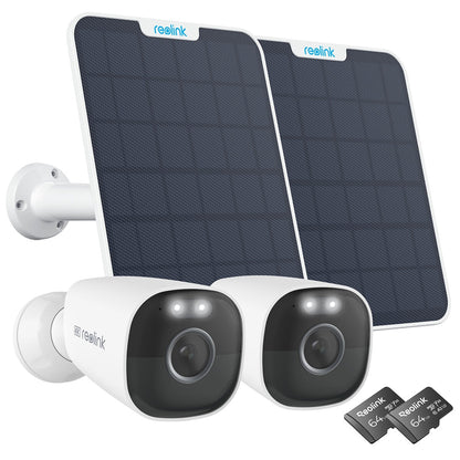 Reolink Argus Eco Ultra 4K Solar Panel White BWB4K09SP64-2PK 2 Pack
