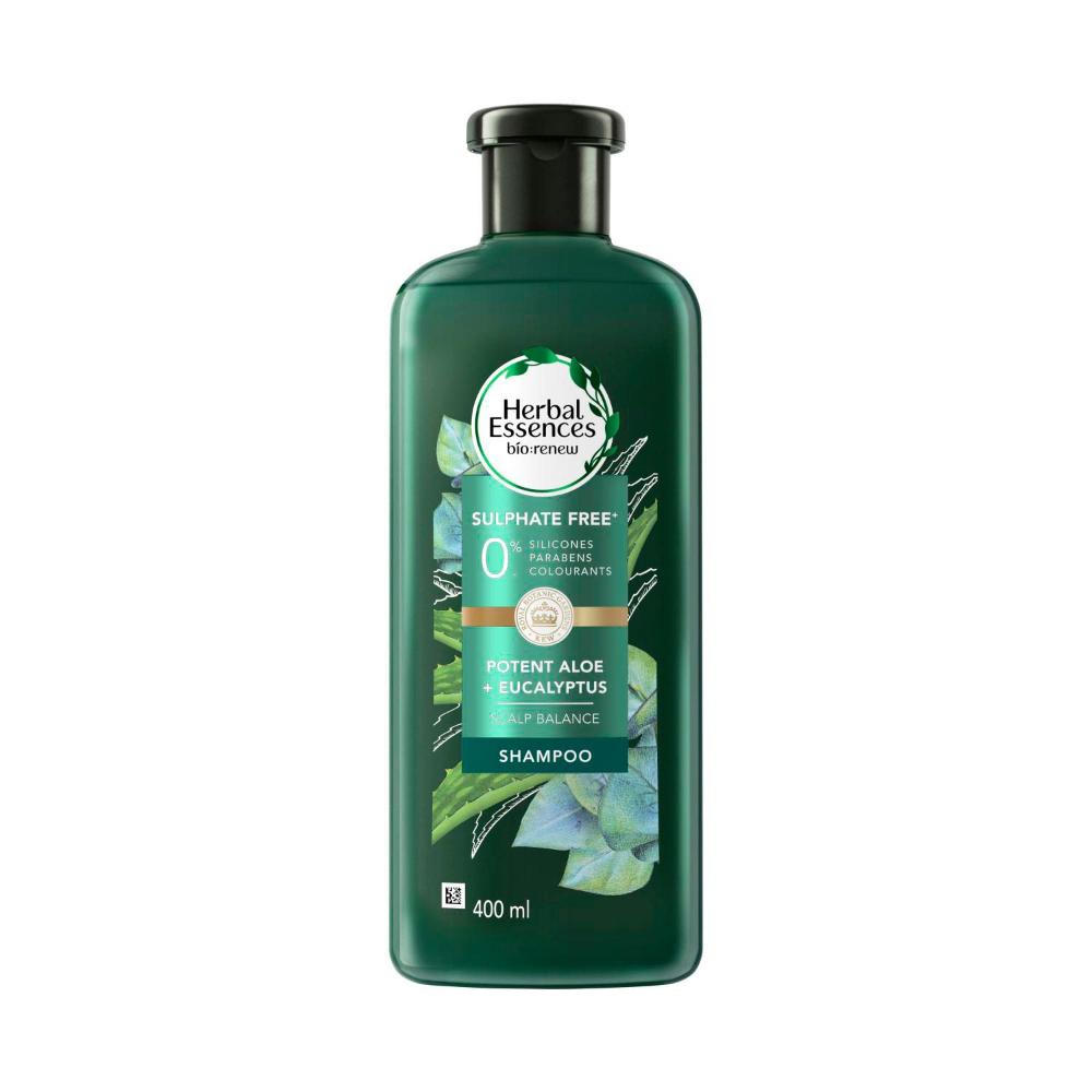 Herbal Essences Shampoo Potent Aloe + Eucalyptus - 400mL