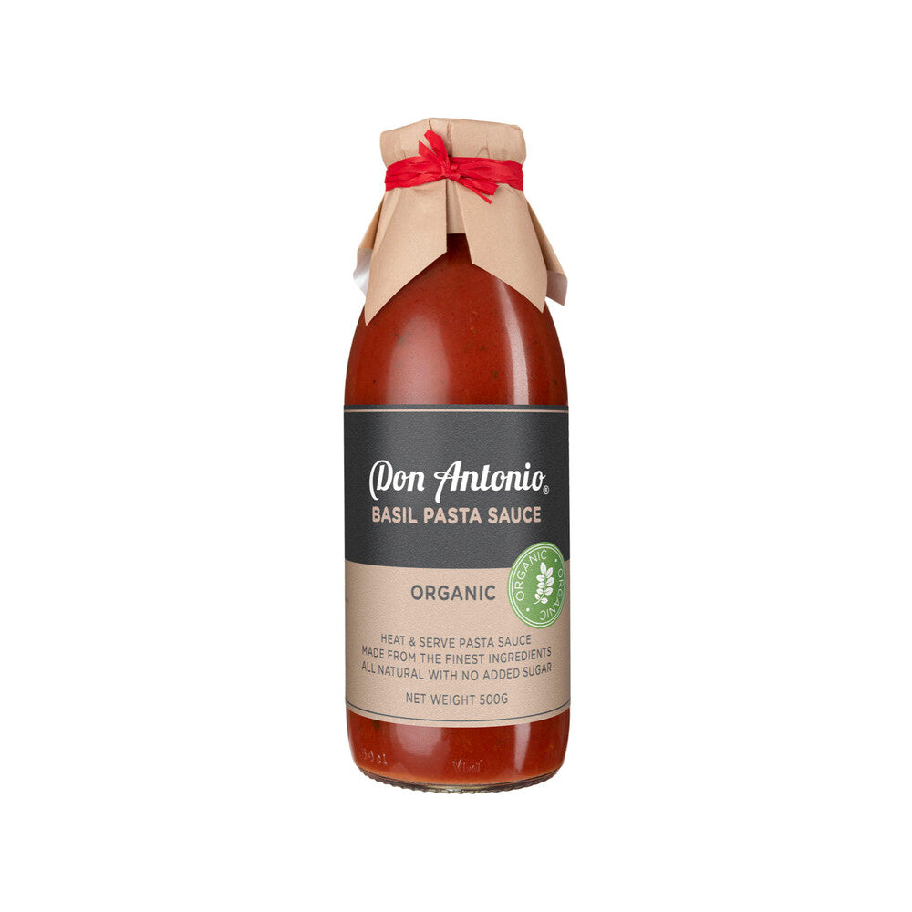 Don Antonio Organic Pasta Sauce Basil - 500g