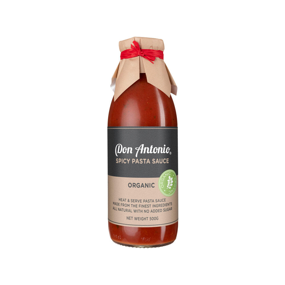 Don Antonio Organic Pasta Sauce Spicy Arrabbiata - 500g