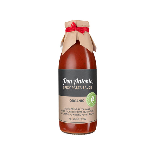 Don Antonio Organic Pasta Sauce Spicy Arrabbiata - 500g