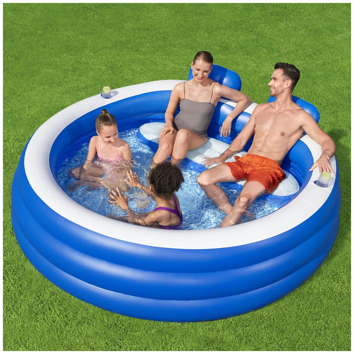 Bestway Splash Paradise Family Pool 2.31 x 2.19 x 0.79m 852L