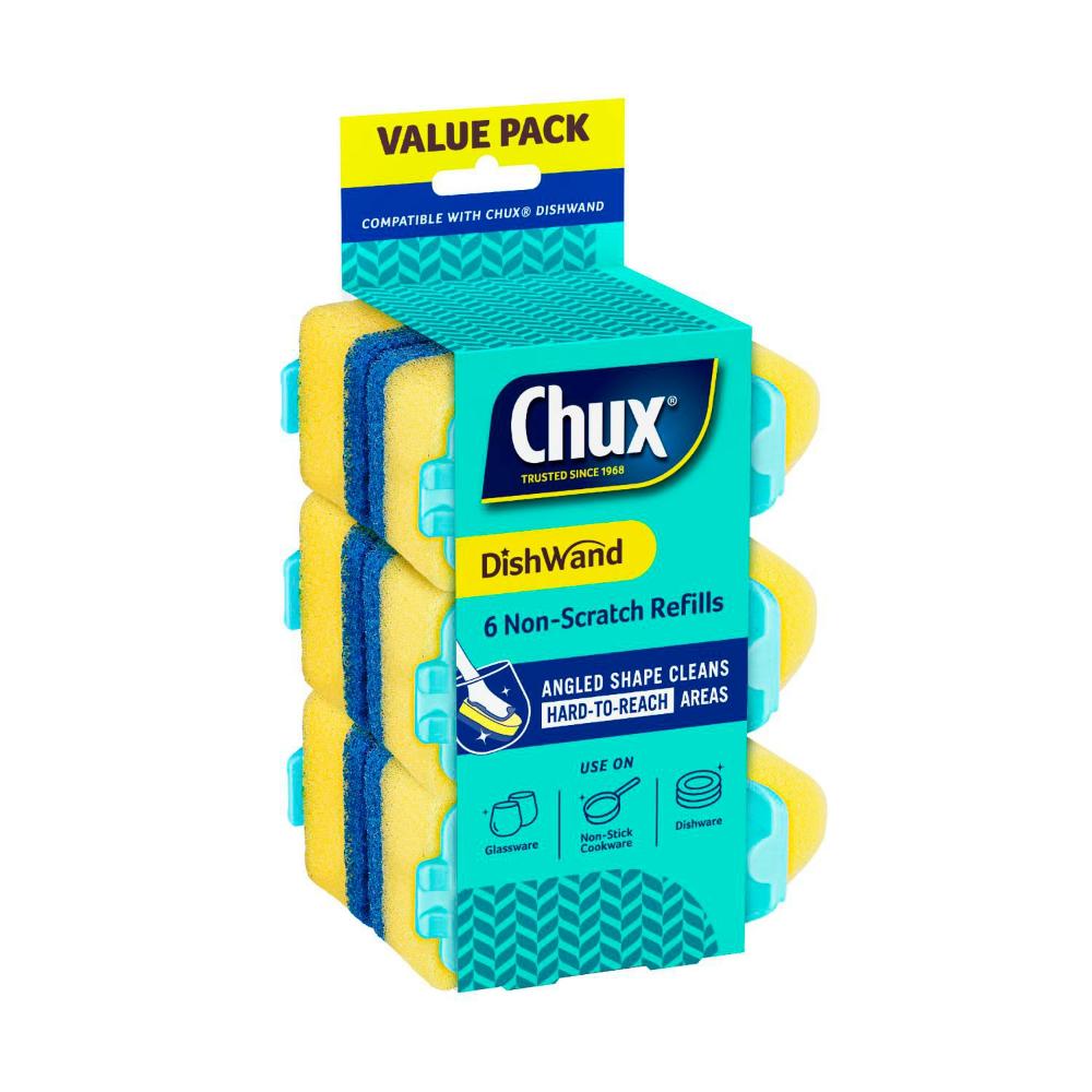 Chux Non-scratch Dishwand Refills Value - 6 pack
