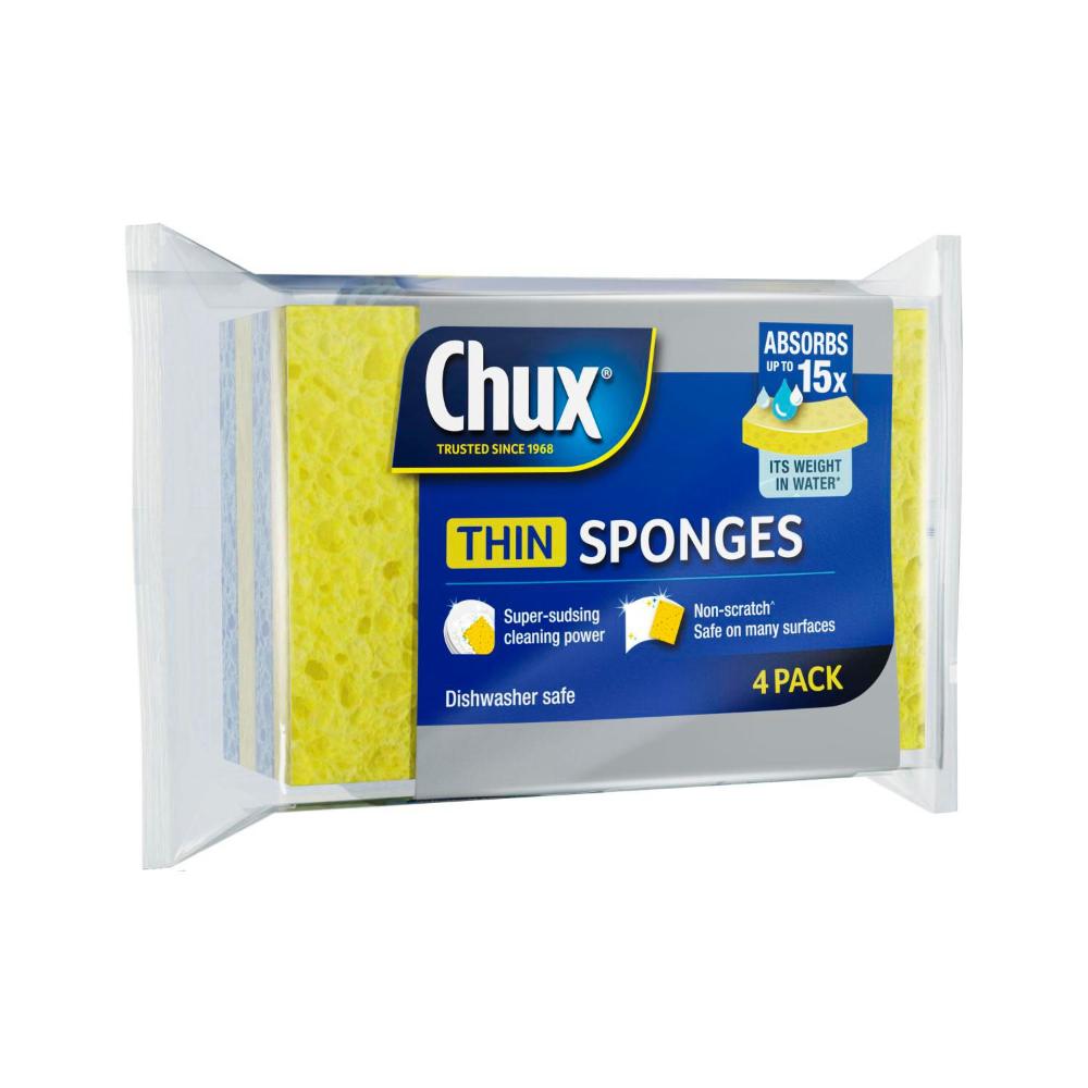 Chux Thin Sponges Collections - 4 pack