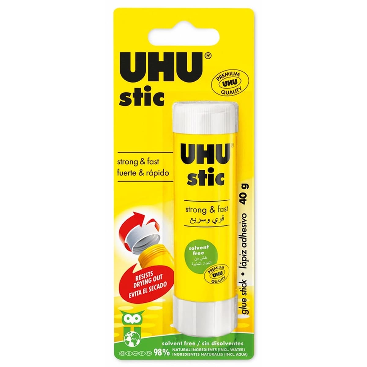 Uhu Glue Stick Clear 40g