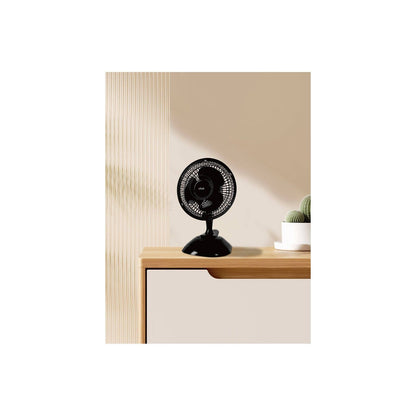 Click Clip on Desk Fan - 15cm - Black