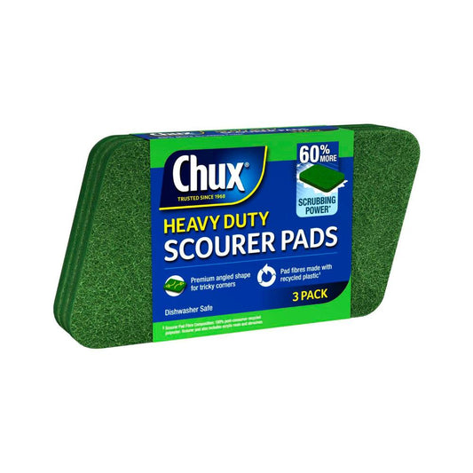 Chux Heavy Duty Scourer Pads - 3 pack