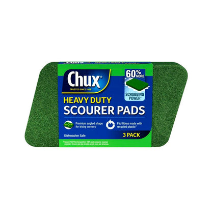 Chux Heavy Duty Scourer Pads - 3 pack
