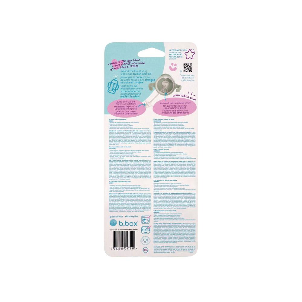 B.Box Sippy Cup Replacement Straw Set - 1 Each