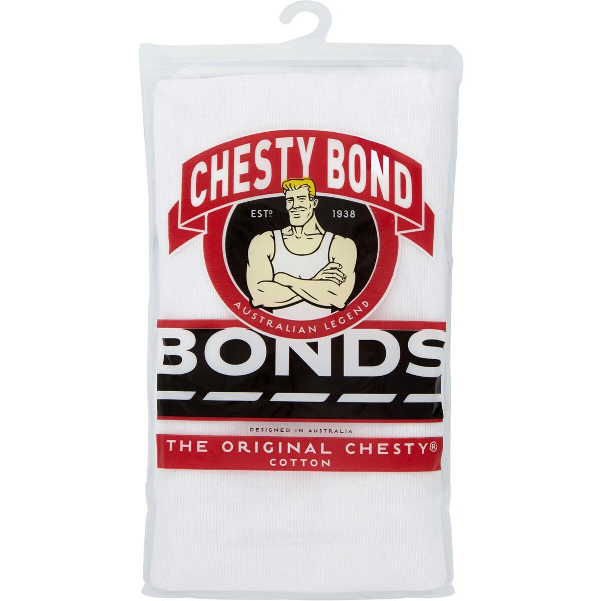 Bonds Singlet Mens Chesty White Size 20 Each