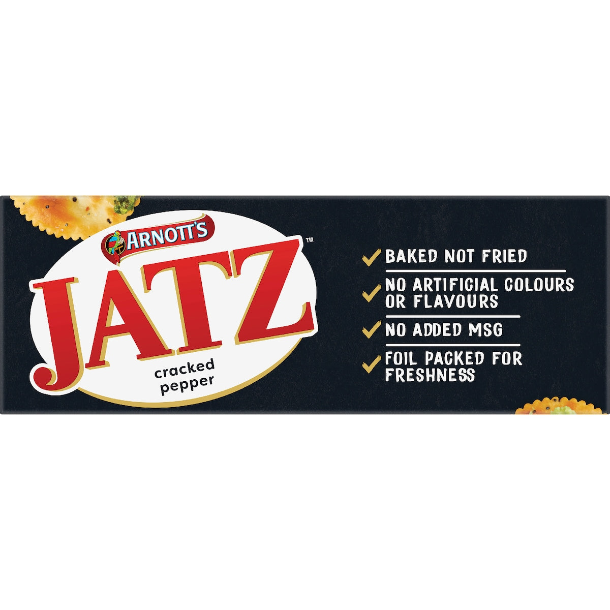 Arnotts Jatz Cracked Pepper Crackers 225g