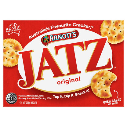 Arnott's Jatz Original Crackers Biscuits 225g