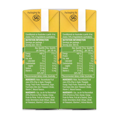 Golden Cire Tetra Drink Tropical Punch 6 Pack - 1.5L