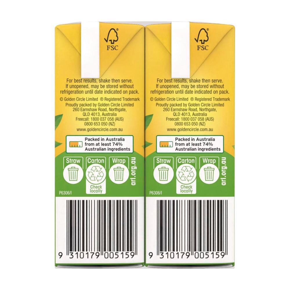 Golden Cire Tetra Drink Tropical Punch 6 Pack - 1.5L