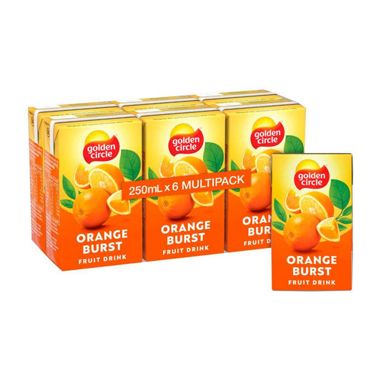 Golden Cire Tetra Drink Orange 250ml - 6 Pack