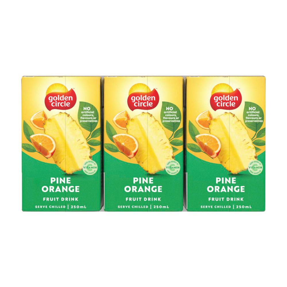 Golden Cire Tetra Drink Pineapple Orange 6 Pack - 1.5L