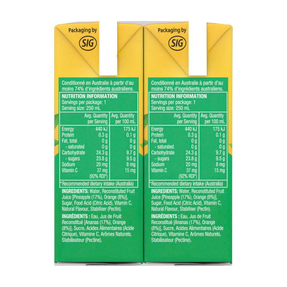 Golden Cire Tetra Drink Pineapple Orange 6 Pack - 1.5L