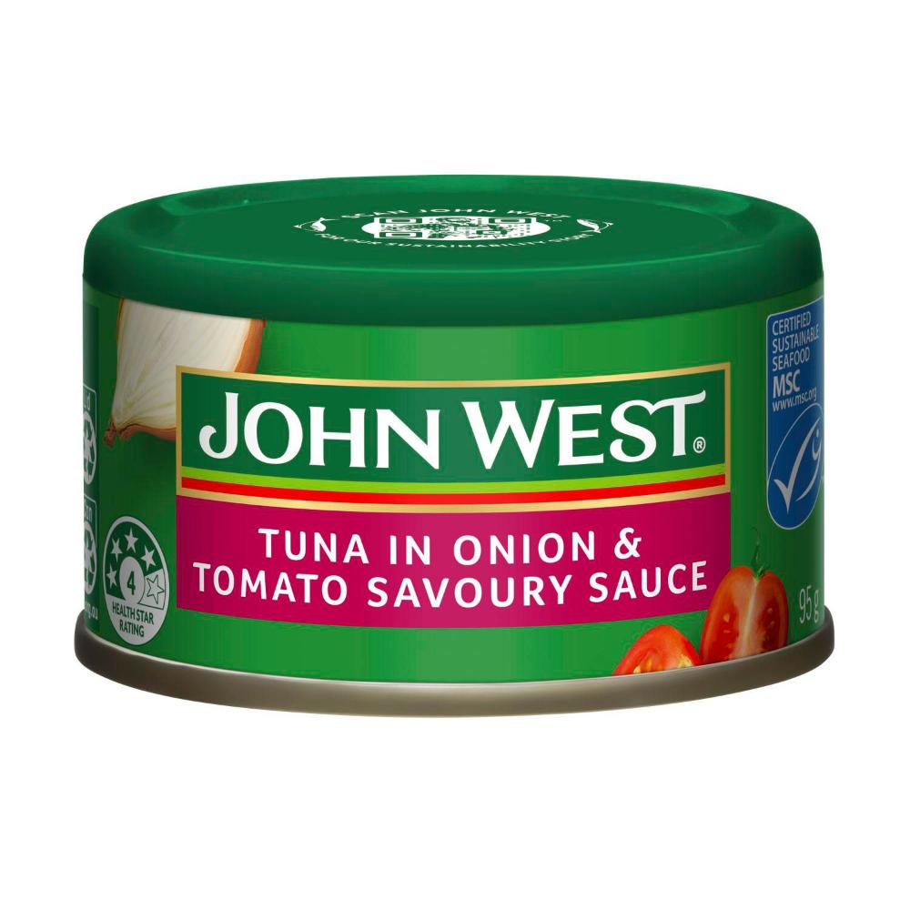 John West Tuna Onion & Tomato Savoury Sauce - 95g