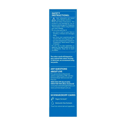 Schwarzkopf Silver Toner Live Colour - 1 pack