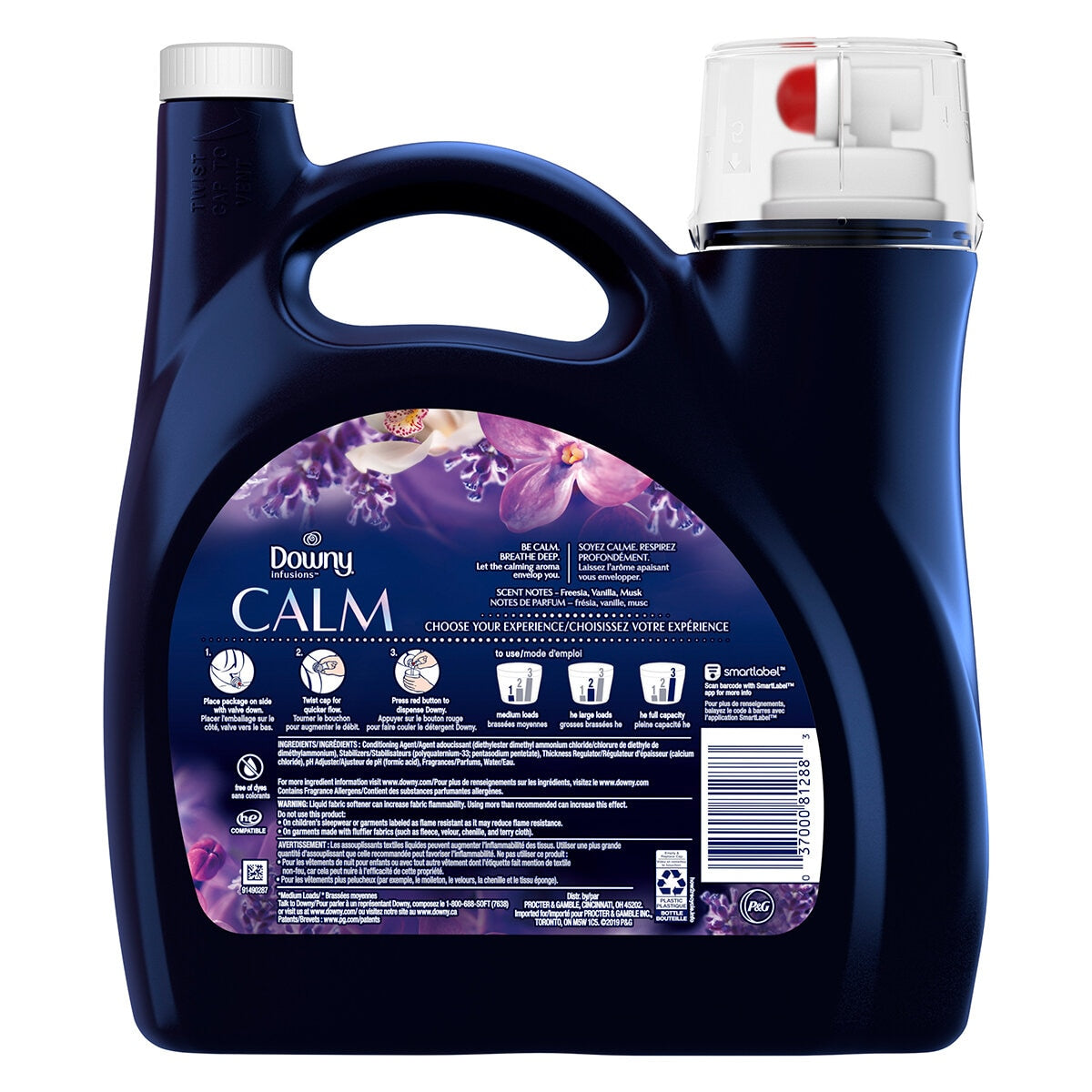 Downy Liquid Infusions Calm Lavender & Vanilla Bean 80350686 3.4L