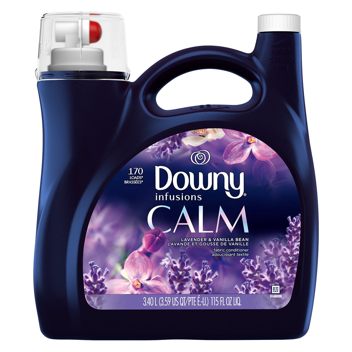Downy Liquid Infusions Calm Lavender & Vanilla Bean 80350686 3.4L