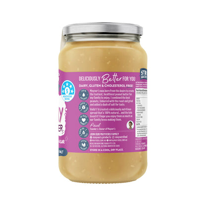 Mayvers Extra Crunchy Natural Peanut Butter - 375g