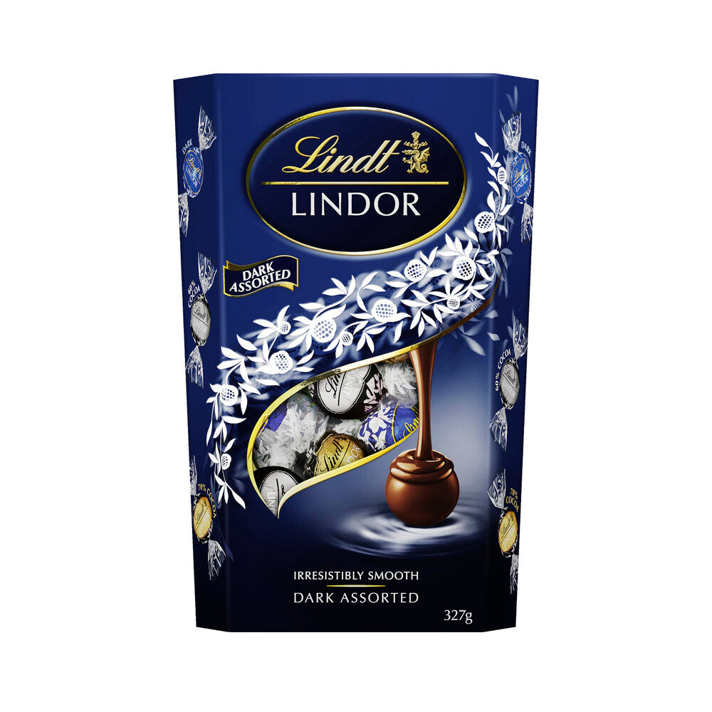 Lindt Lindor Dark Assorted Chocolate Cornet - 327g