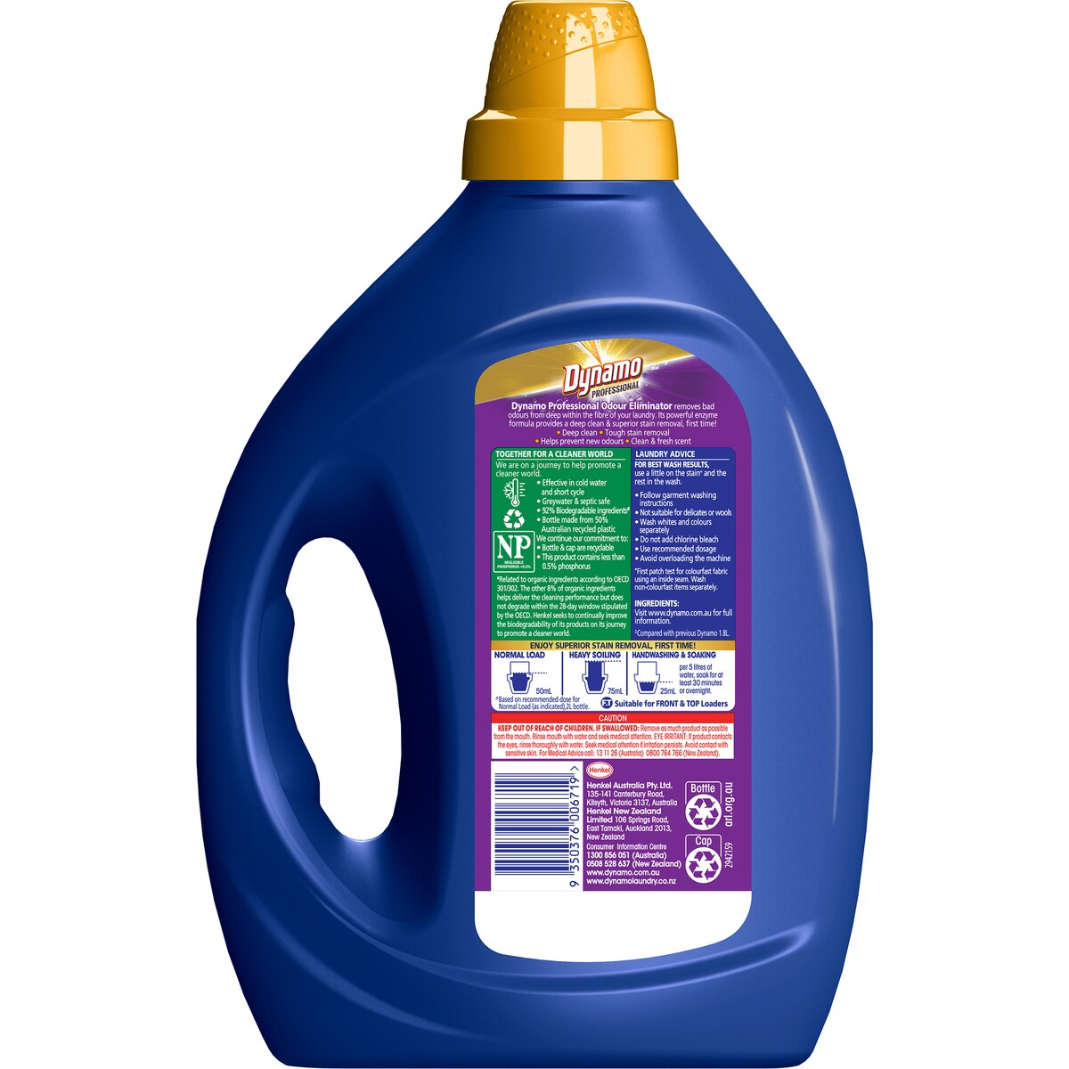 Dynamo Professional Laundry Liquid Odour Eliminator 2L
