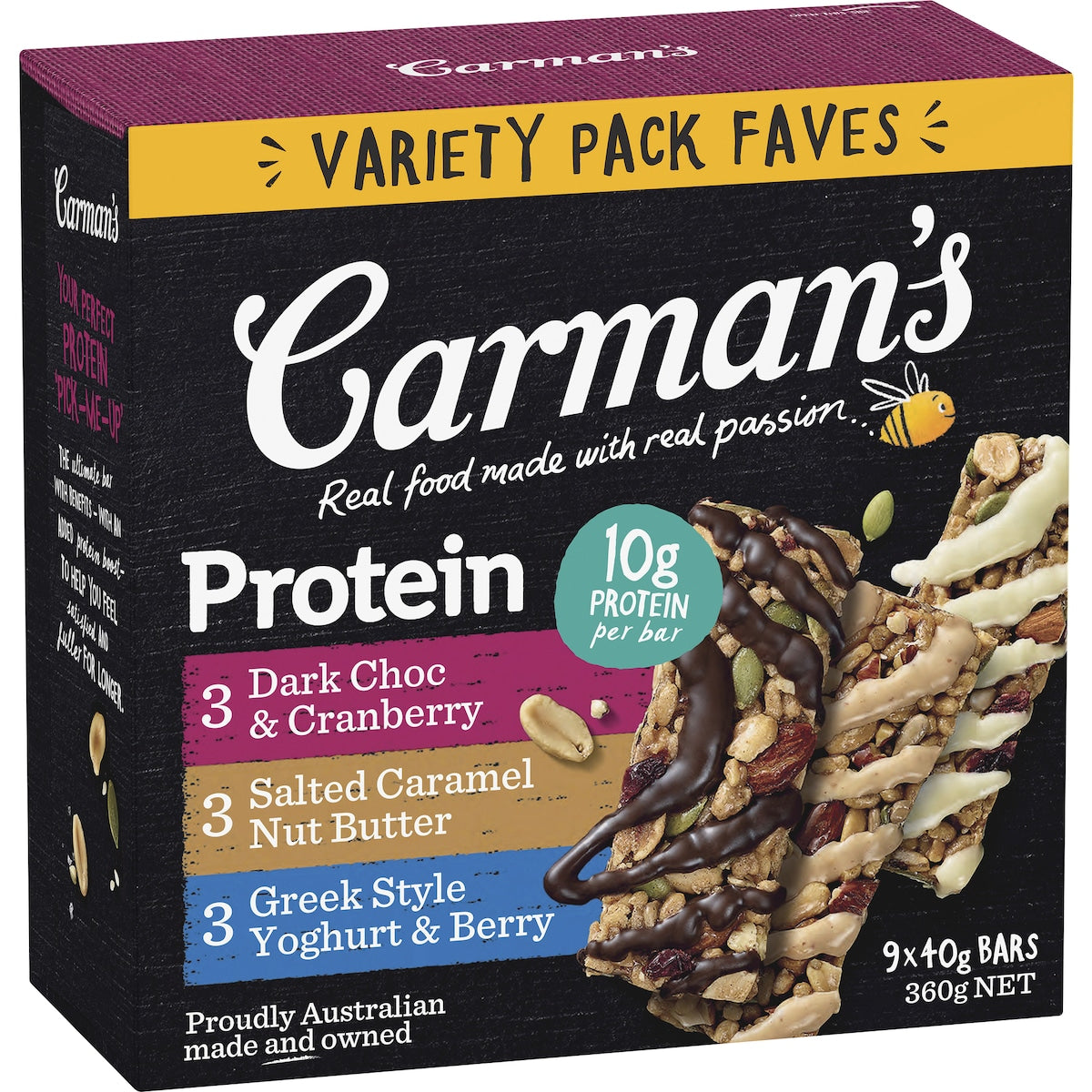 Carmans Protein Bars Variety 9 pack