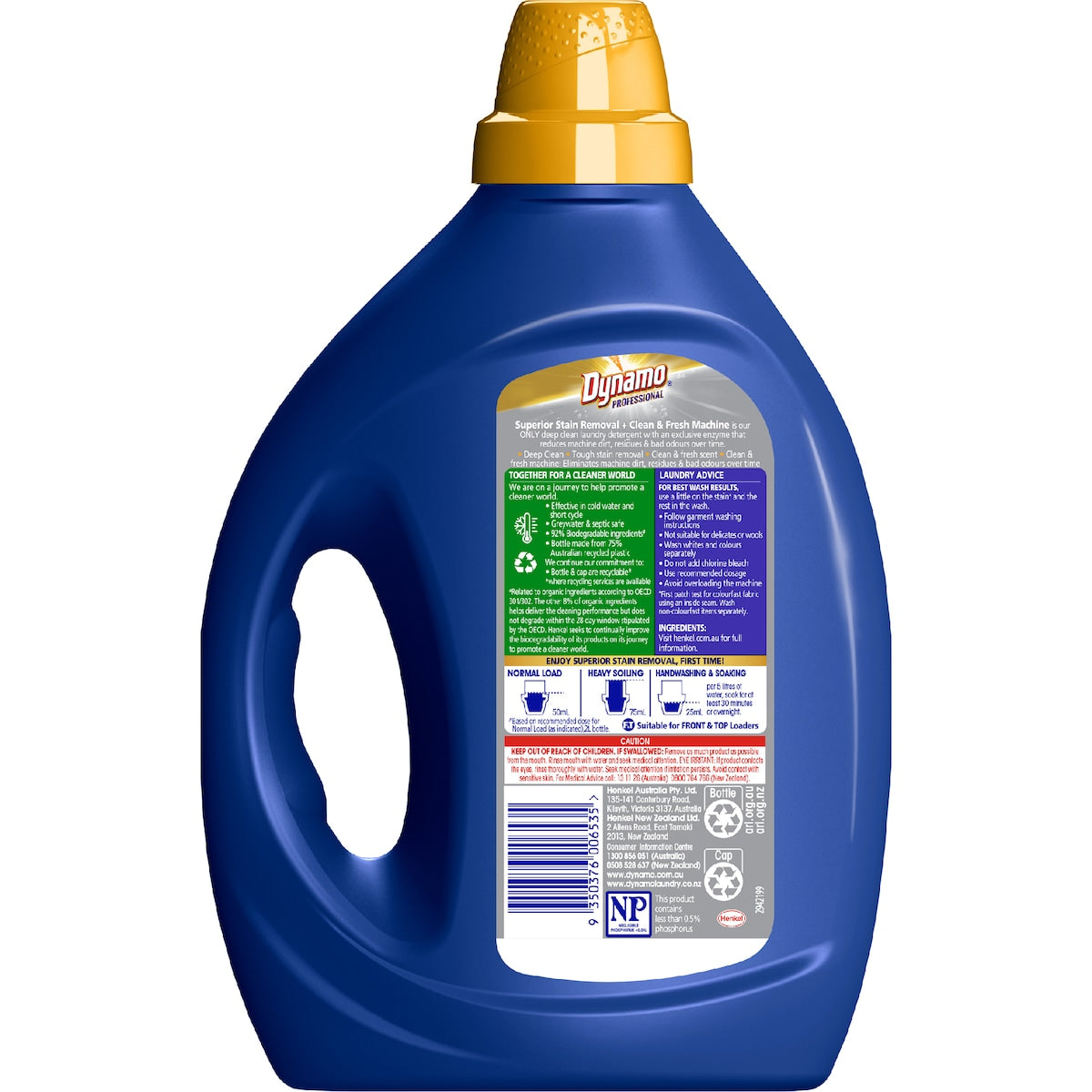 Dynamo Professional Laundry Liquid Clean & Fresh Machine 2L