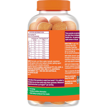 Metamucil Fibre Gummies For Digestive Health 120 pack