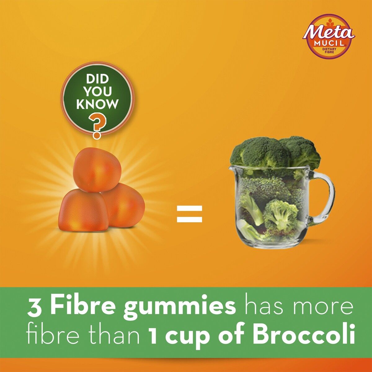 Metamucil Fibre Gummies For Digestive Health 120 pack