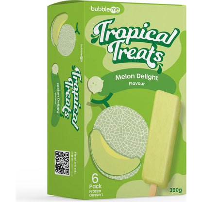 Bubbleme Tropical Treats Honeydew Delight 6 Pack