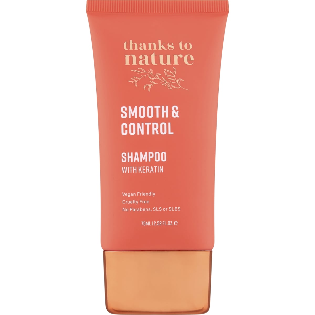 Thanks To Nature Smooth & Control Shampoo Mini 75mL