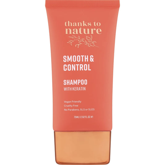 Thanks To Nature Smooth & Control Shampoo Mini 75mL