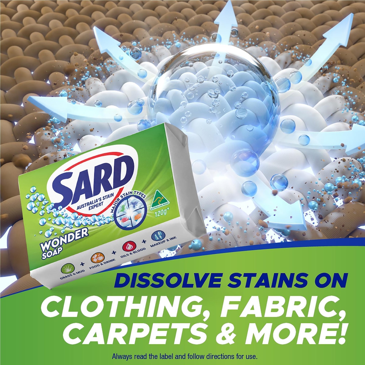 Sard Soap Stain Remover Eucalyptus 120g