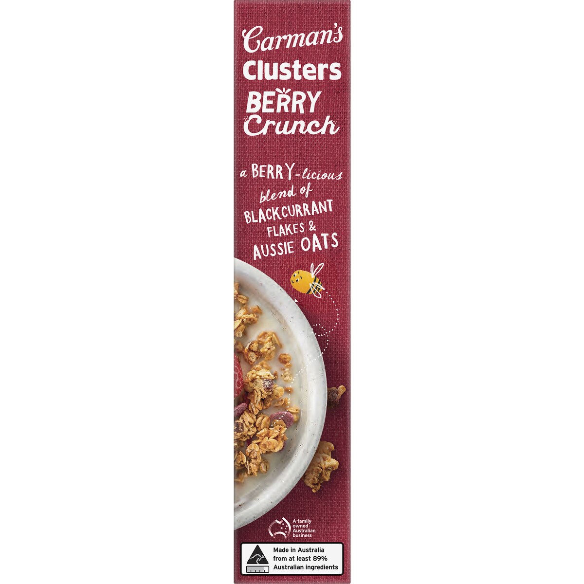 Carmans Clusters Aussie Oat Crunchy Berry Crunch 450g