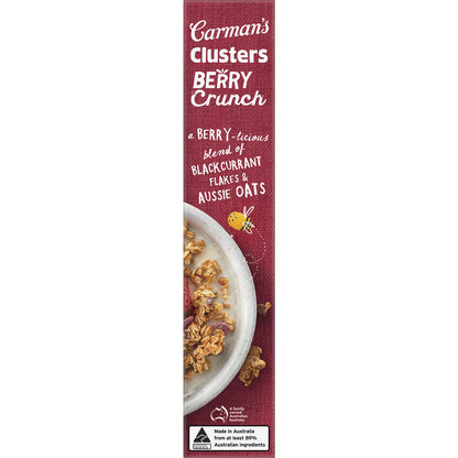 Carmans Clusters Aussie Oat Crunchy Berry Crunch 450g