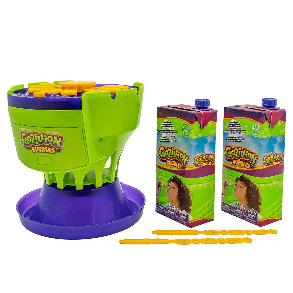 Funrise Bubble Machine 37648 Rechargeable LED Light 2.1L