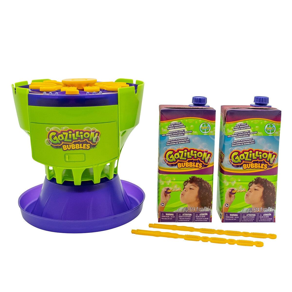 Funrise Bubble Machine 37648 Rechargeable LED Light 2.1L