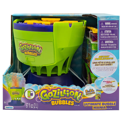 Funrise Bubble Machine 37648 Rechargeable LED Light 2.1L
