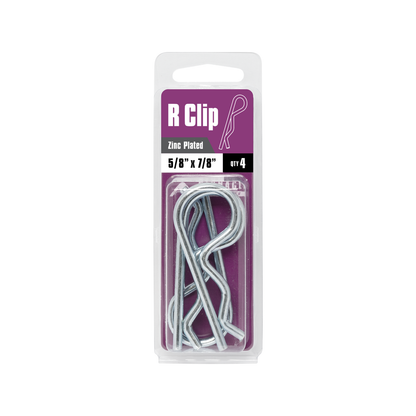 Pinnacle R Clip - 5/8 x 7/8 - 4 Pack