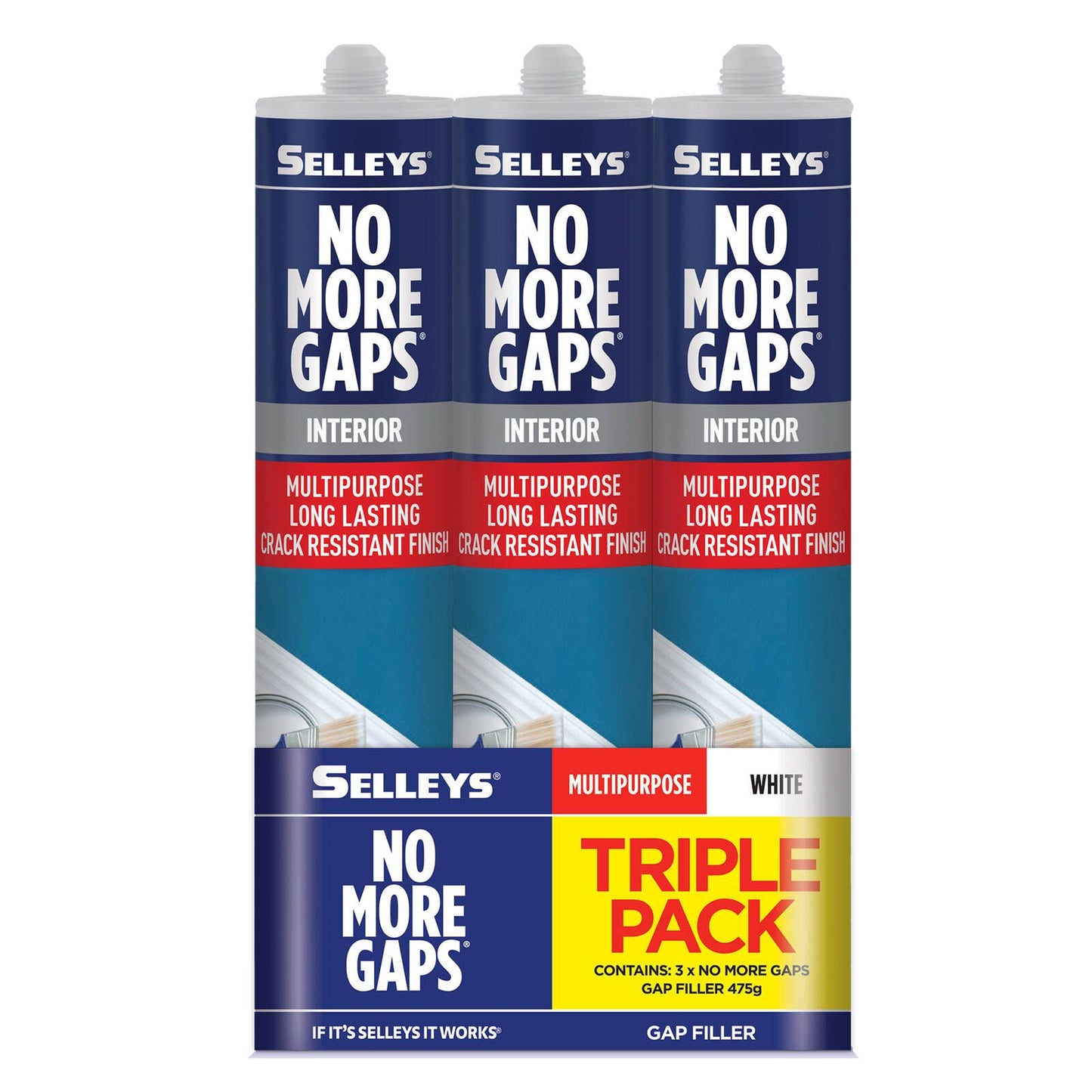 Selleys No More Gaps Interior - 475g - 3 Pack