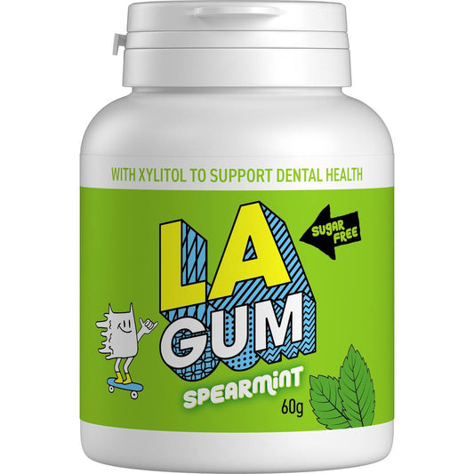 La Spearmint Sugar Free Chewing Gum Bottle 60g