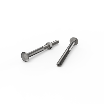 Zenith Stainless Steel 304 Cup Head Bolts - M12 x 150mm - 12 Pack