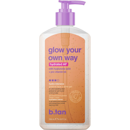 B.tan Glow Your Own Way Hydrating Tan Gel 236ml