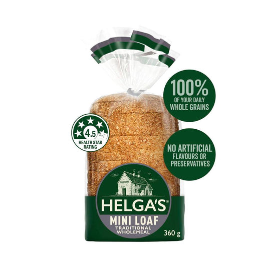 Helgas Mini Loaf Traditional Wholemeal - 360g