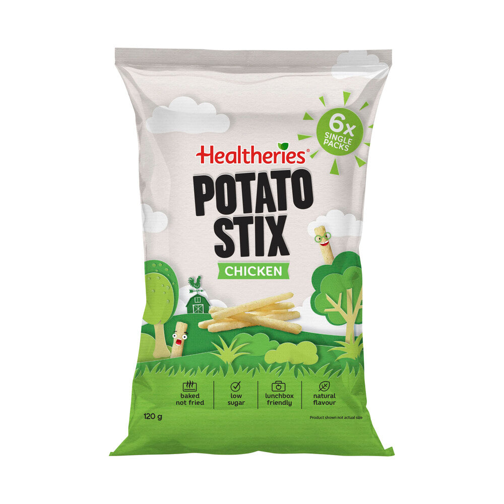 Healtheries Potato Stix Chicken Multipack Kids Lunchbox Snacks 6x20g - 120g