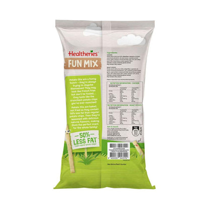 Healtheries Potato Stix Fun Mix Variety Multipack Kids Lunchbox Snacks 12x20g - 240g